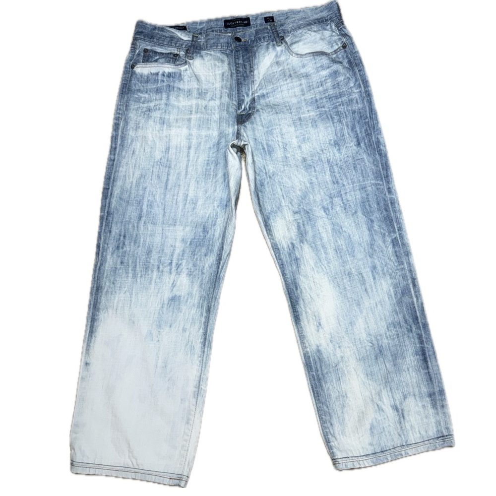 👖🛹 LUCKY BRAND 361 Vintage Straight Light Wash‎ Jeans | Faded Denim | 36x30